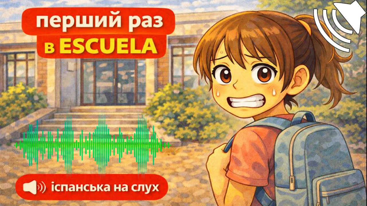 Перший раз в школу без мови | А1 Аудіо Легка іспанська