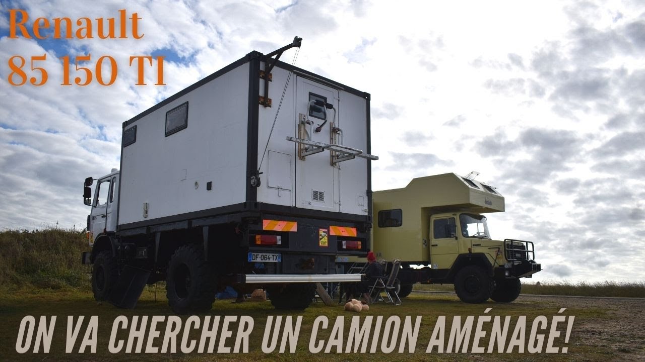 Camion aménagé : Renault 85 150 TI 4x4, on visite la Bretagne!