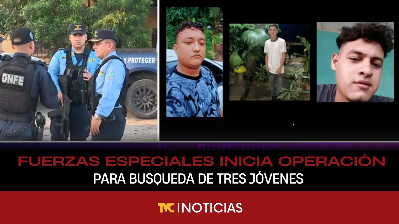 Fuerzas Especiales inicia operación para búsqueda de tres jóvenes