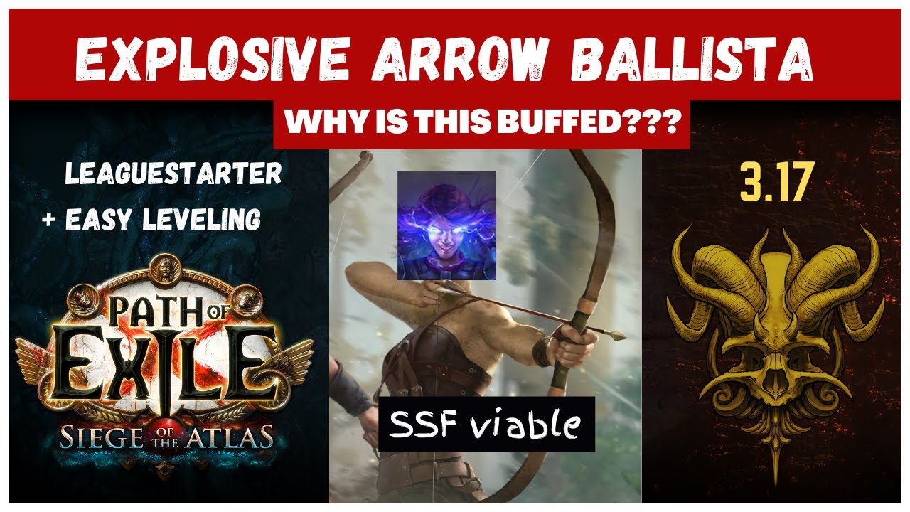Explosive Arrow Ballista - My TOP 3.17 Leaguestarter, Full Build Guide (Path of Exile, Archnemesis)