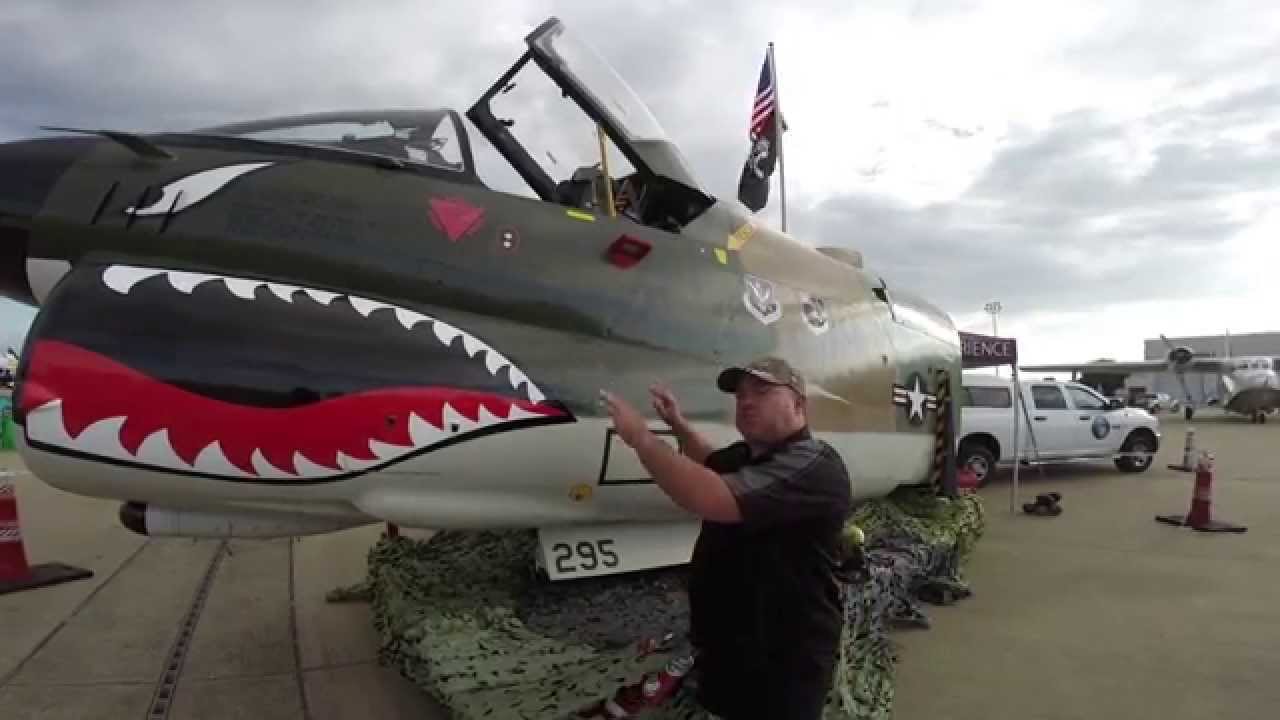 A -7D Corsair II Cockpit Walkaround