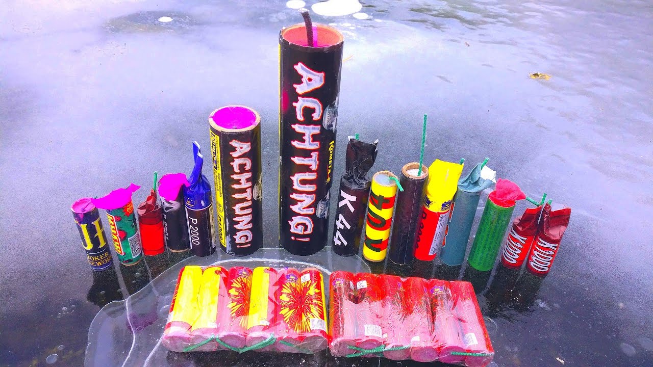 ✅🔥Взрываю большие петарды на льду | Тест ПЕТАРД 2024 | Firecrackers Compilation | Ice + Fireworks |