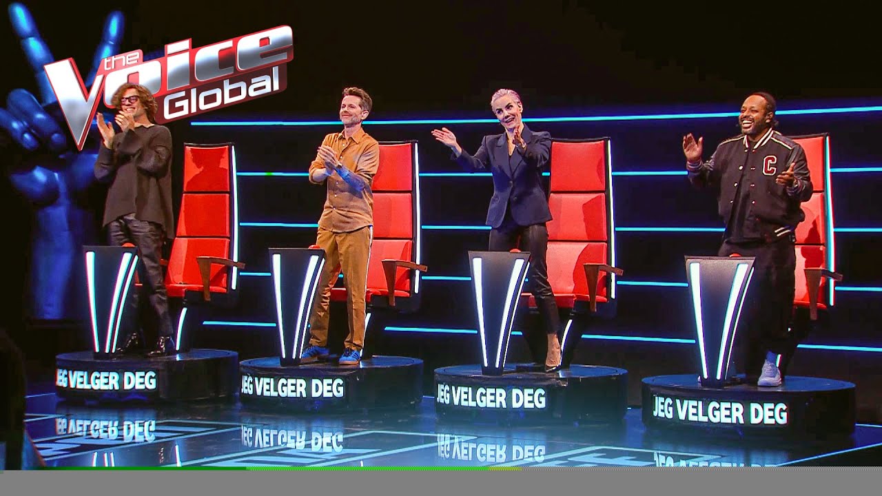ALL 4-CHAIR TURN Blind Auditions of The Voice Norway - (Part 1)