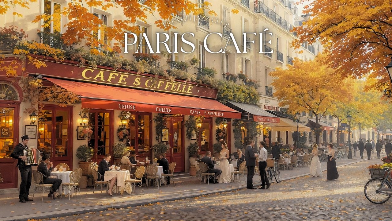 𝐏𝐀𝐑𝐈𝐒 𝐂𝐀𝐅𝐄́ 𝐌𝐎𝐑𝐍𝐈𝐍𝐆 ☕ Cozy French Jazz Instrumental | Relaxing Coffee Time