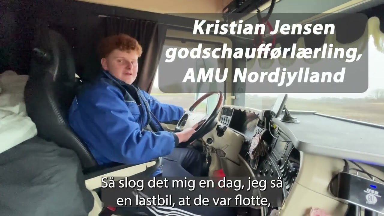 Godschaufførlærling Kristian: Det er mit drømmejob