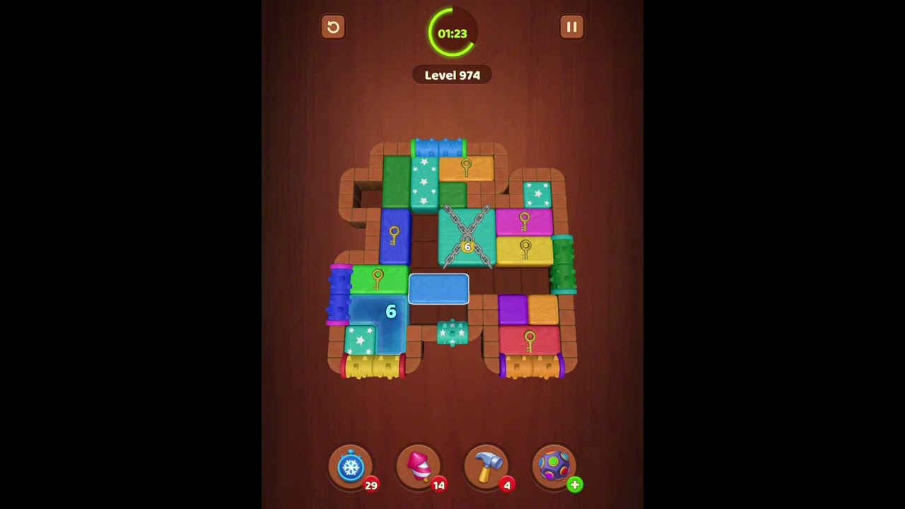 Wood Block Jam Levels 971-972-973-974-975-976-977-978-979-980