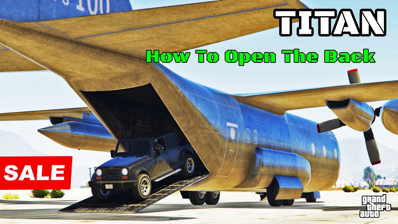 TITAN: Как открыть заднюю дверь, чтобы поставить МАШИНЫ | GTA Online | Обзор и настройка | ОГРОМН...