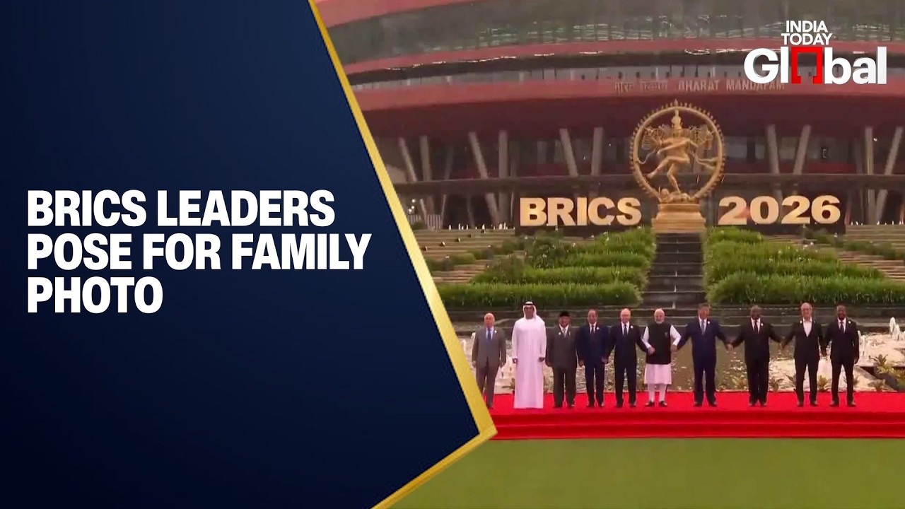 LIVE: BRICS Leaders Gather For Family Photo | Modi, Putin, Xi Jinping