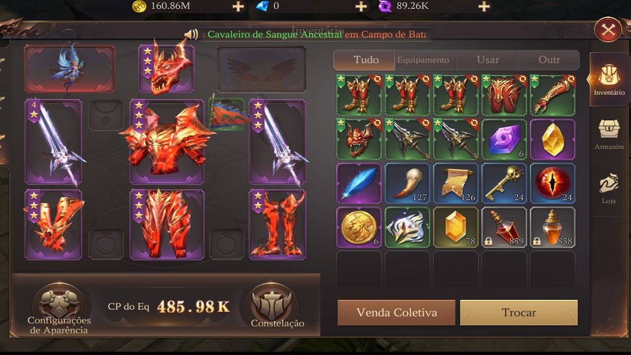 MU: Dark Epoch - Itens roxos
