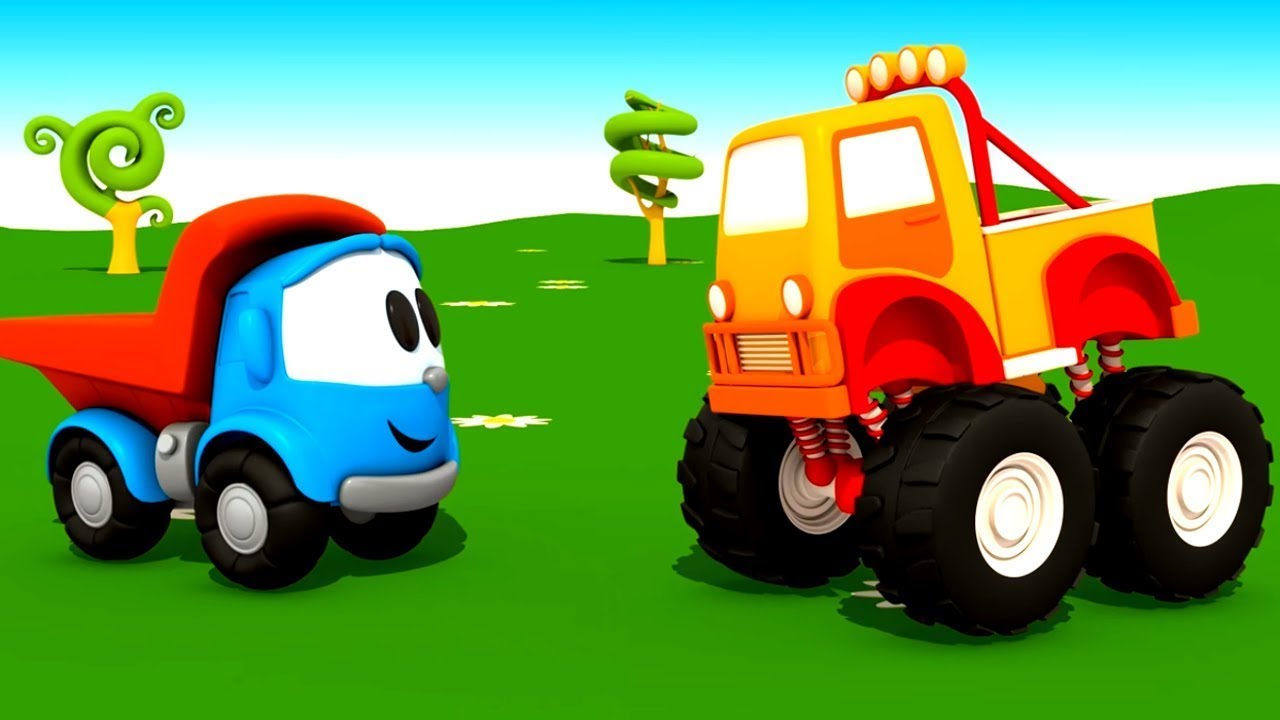 Leo der Lastwagen Videos für Kinder. 5 Folgen am Stück