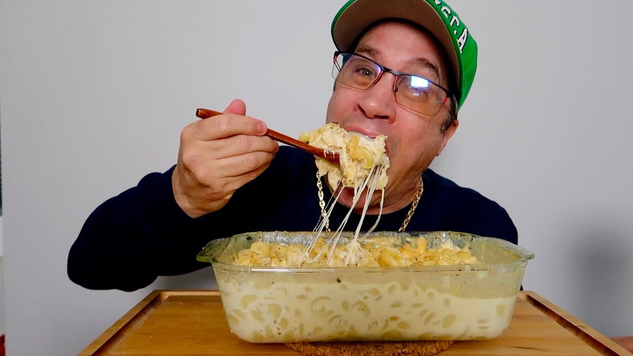 ASMR • EXTREMELY • CREAMY HOMEMADE • MAC AND CHEESE • MUKBANG | EATING SHOW ! SEANUSCA FOOD!