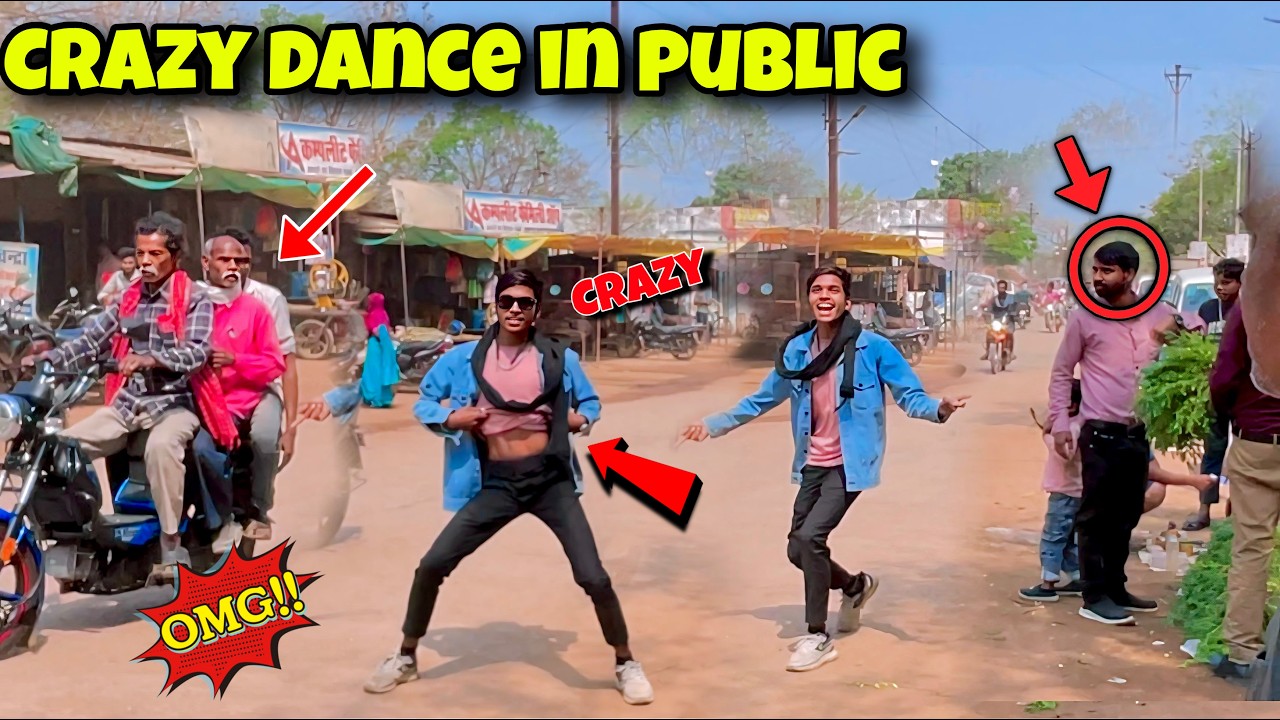 Crazy Dance  with Public Reaction🤣||  In Jaijaipur 😁.