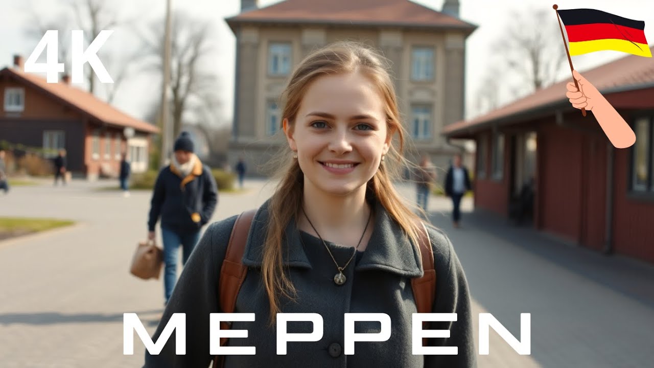 🇩🇪 Meppen 4K Walking / The Germany / A Walk Through Time