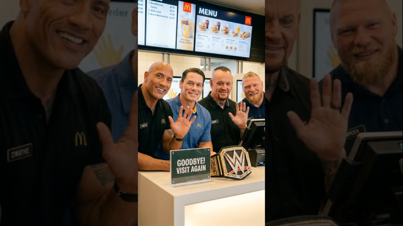 You walk into McDonald&rsquo;s expecting a quick meal&hellip; but the energy feels different.  #wwe #mcdonalds