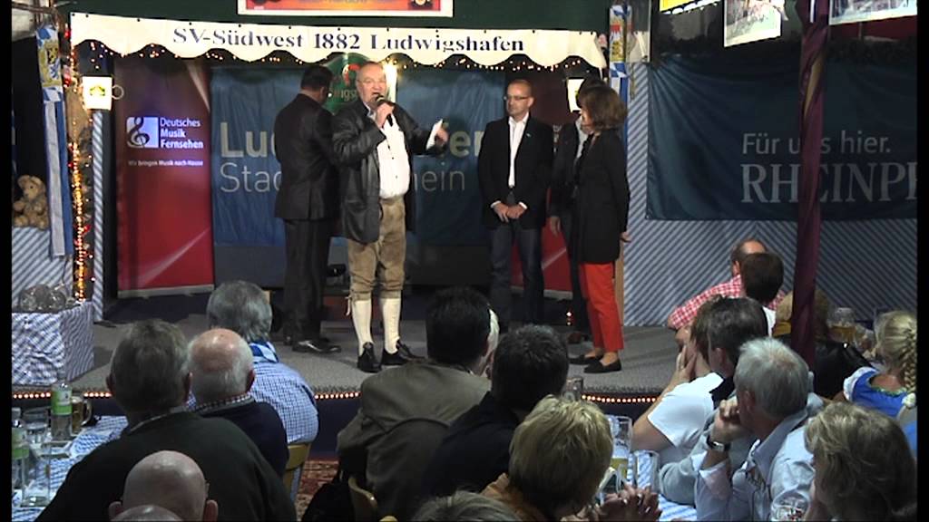 Tv-Musikbox zu Gast beim SV S&uuml;dWest Ludwigshafen Fassbieranstich vom Oktoberfest 29.09.2012
