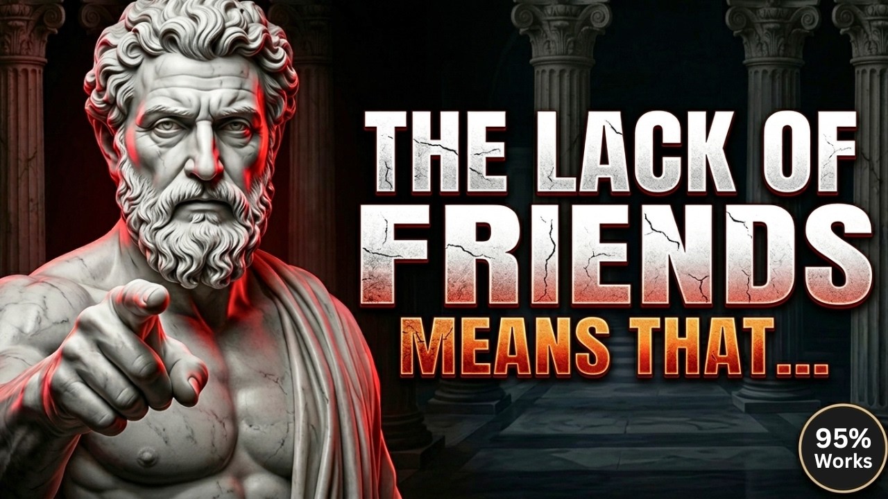 The Lack of Friends Actually Means THIS | Stoicism for Men