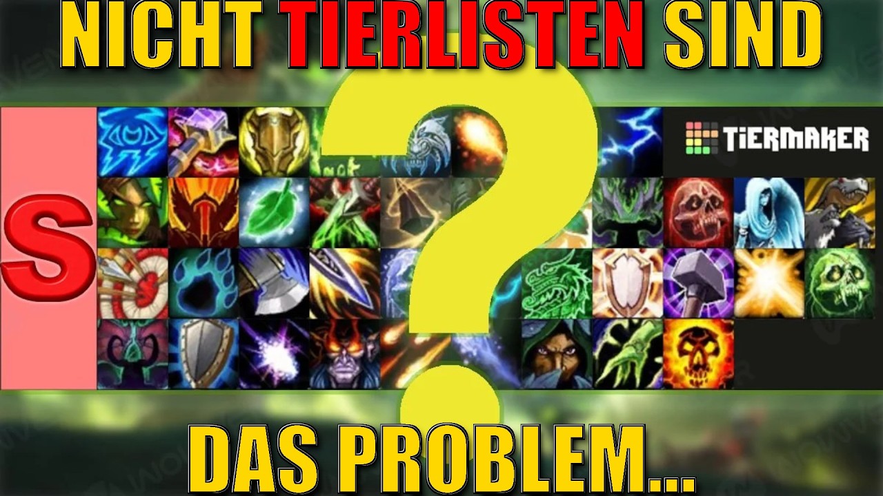 Nicht TIERLISTEN sind ein Problem in WoW - sondern die Spieler, die zu BLÖD sind, diese zu lesen