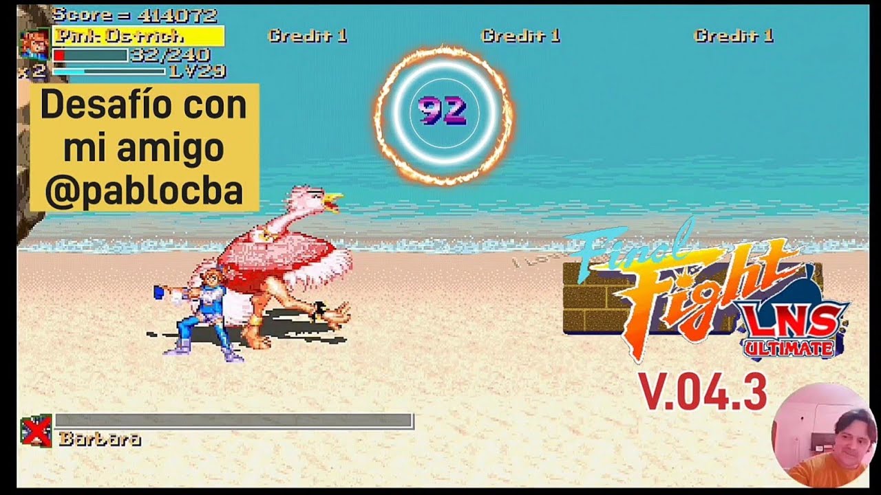 Final Fight LNS ULTIMATE V.04.3/ Capcom All Stars(Special Mode,Hard). Desafío con mi amigo @pablocba