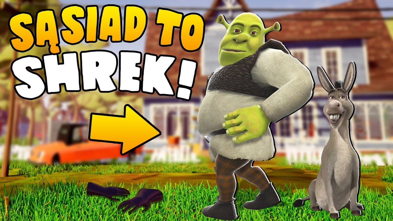🤣 Mój Sąsiad to SHREK! | Hello Neighbor #114 (Mody)