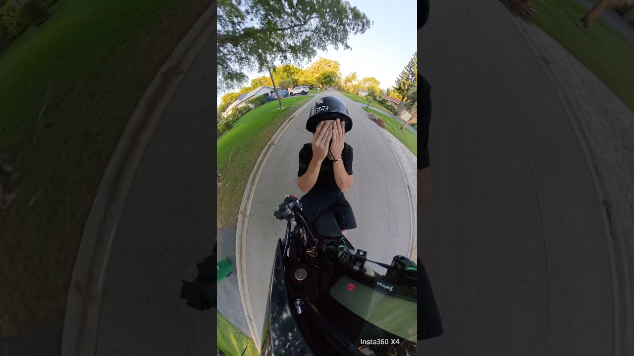 HE TURNED BIKE OFF MID WHEELIE😱 #explore #foryou #bikelife #electricbike #surron #ultrabee