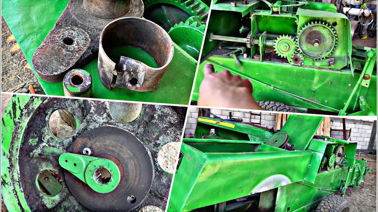 Avances en la reparación de esta empacadora John Deere 346 detalles que tiene?
