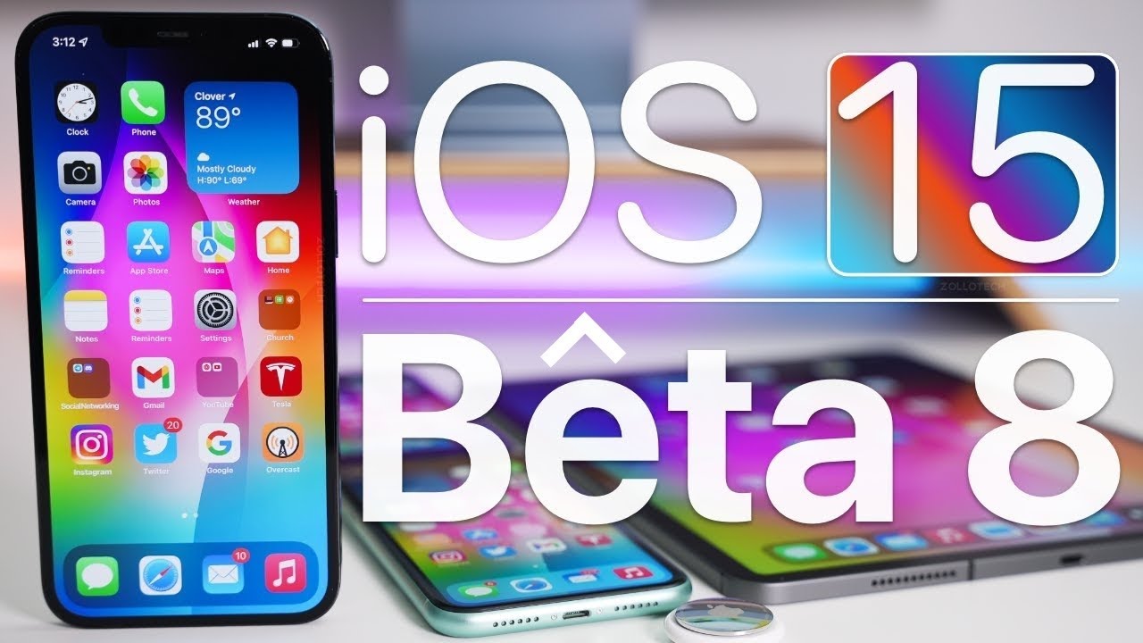 iOS 15 B&ecirc;ta 8 Est Sorti&nbsp;! - T&eacute;l&eacute;charger Et installer La B&ecirc;ta Sur iPhone