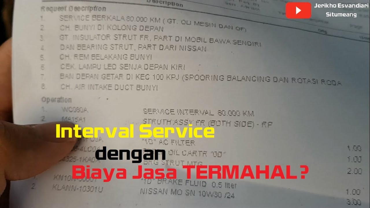 [NISSAN JUKE] Service Interval 80.000 km