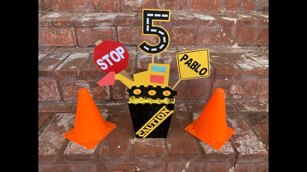 Construction Theme Party ideas  🚧