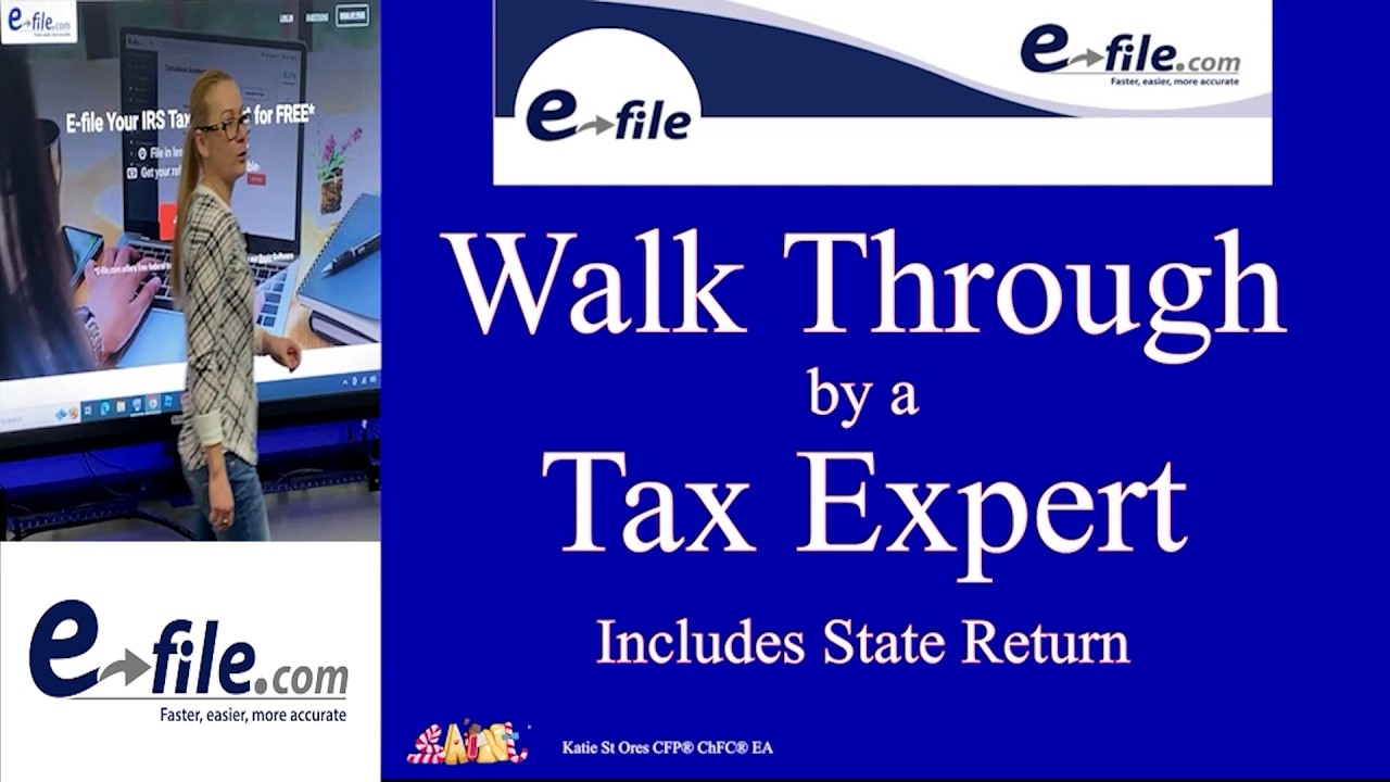 efile - How to file your taxes online for beginners with e-file. Tutorial, walkthrough, step by.