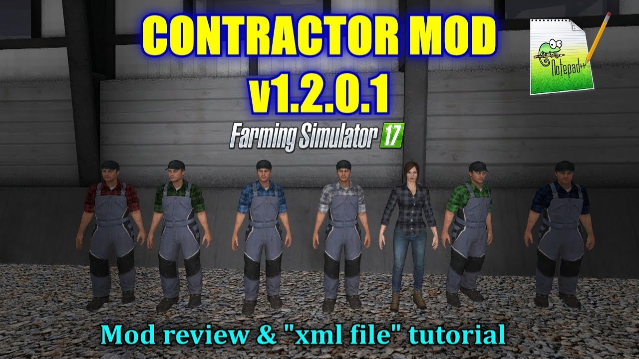 Farming Simulator 17 - Contractor Mod v1.2.0.1 