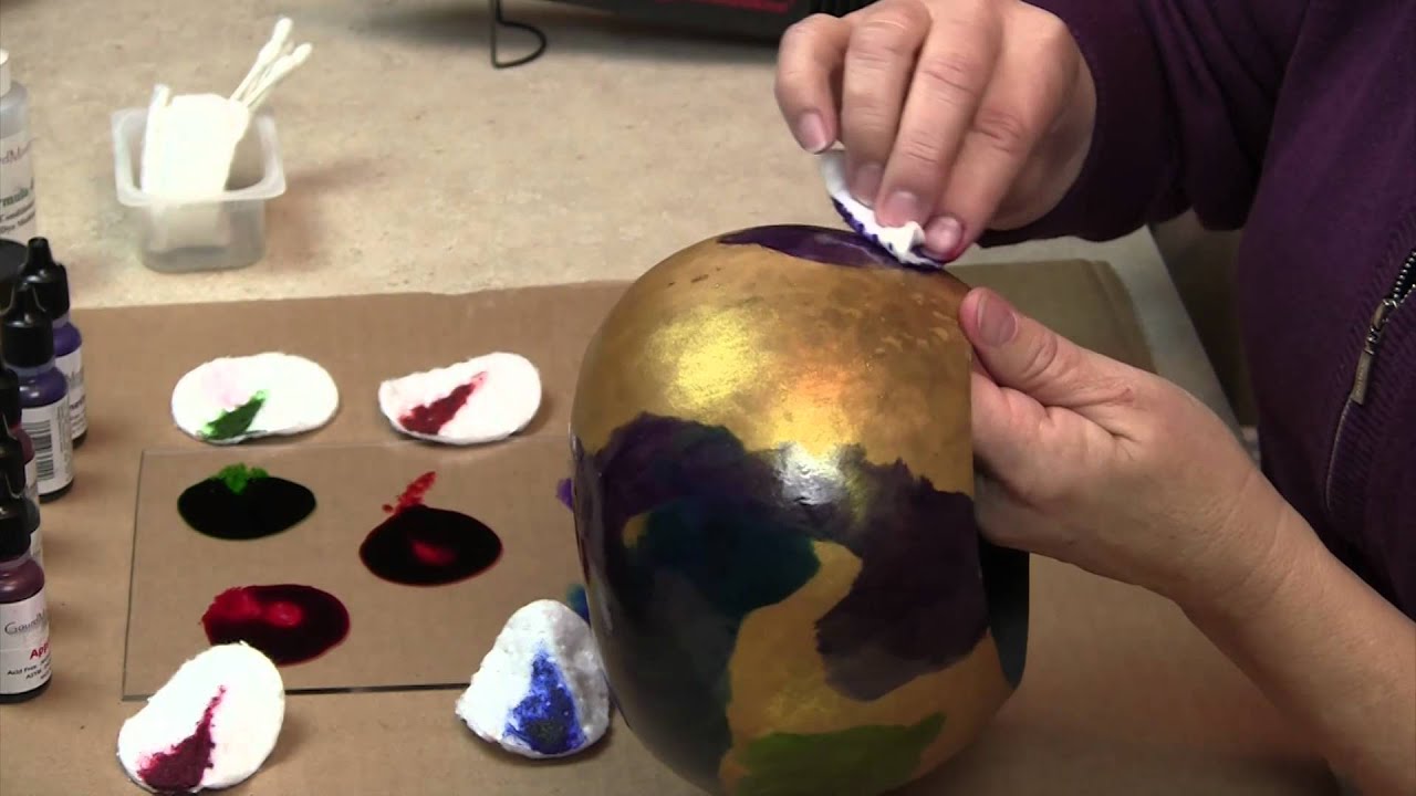 Gourd Crafting: Marbled Color
