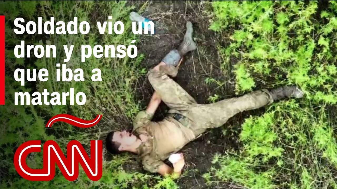 Soldado vio un dron y pensó que estaba allí para matarlo. Mira lo que hizo el dron en su lugar