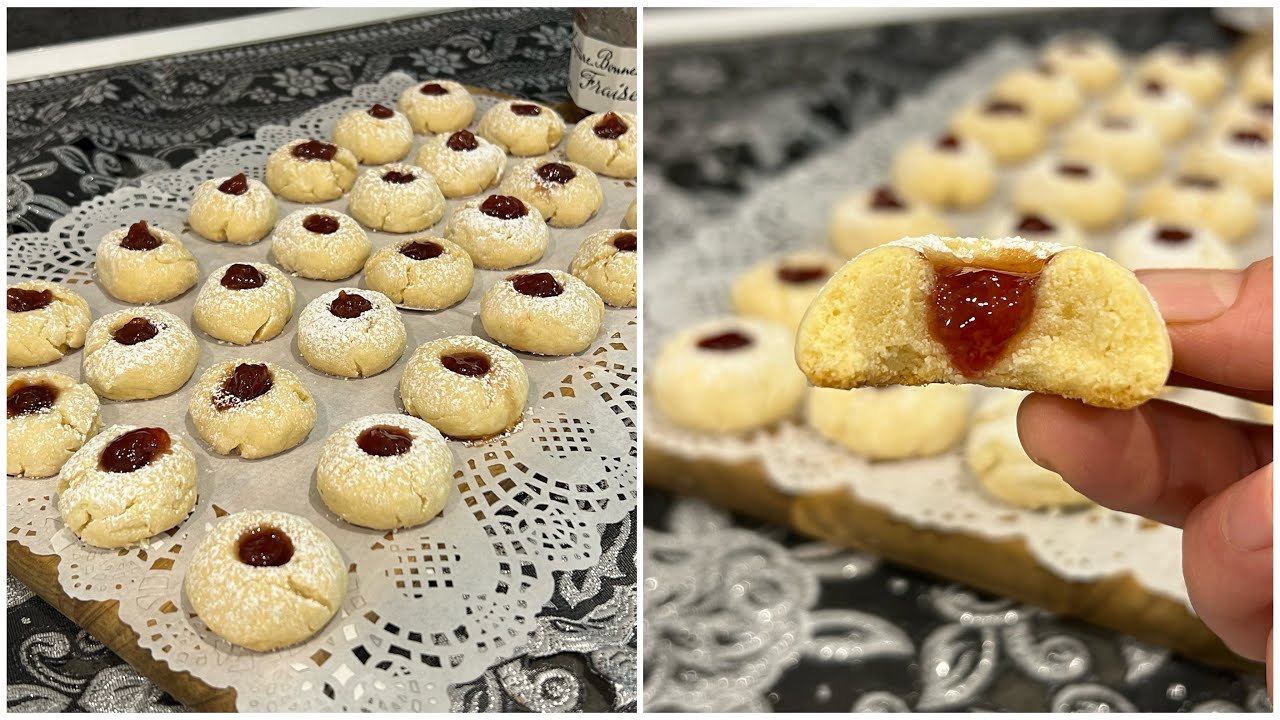 Recette de biscuit à la confiture rapide très fondant