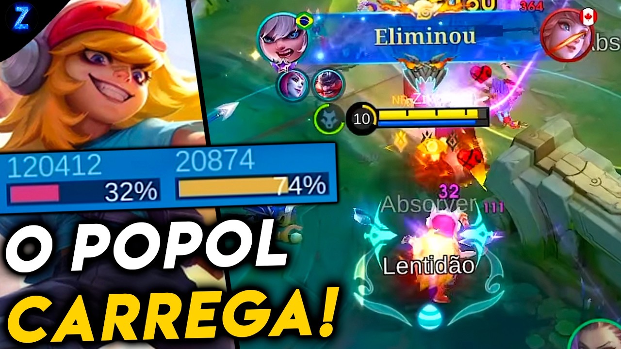 POPOL E KULPA ESTÁ CARREGANDO MUITO!! - POPOL E KUPA GAMEPLAY | Mobile Legends
