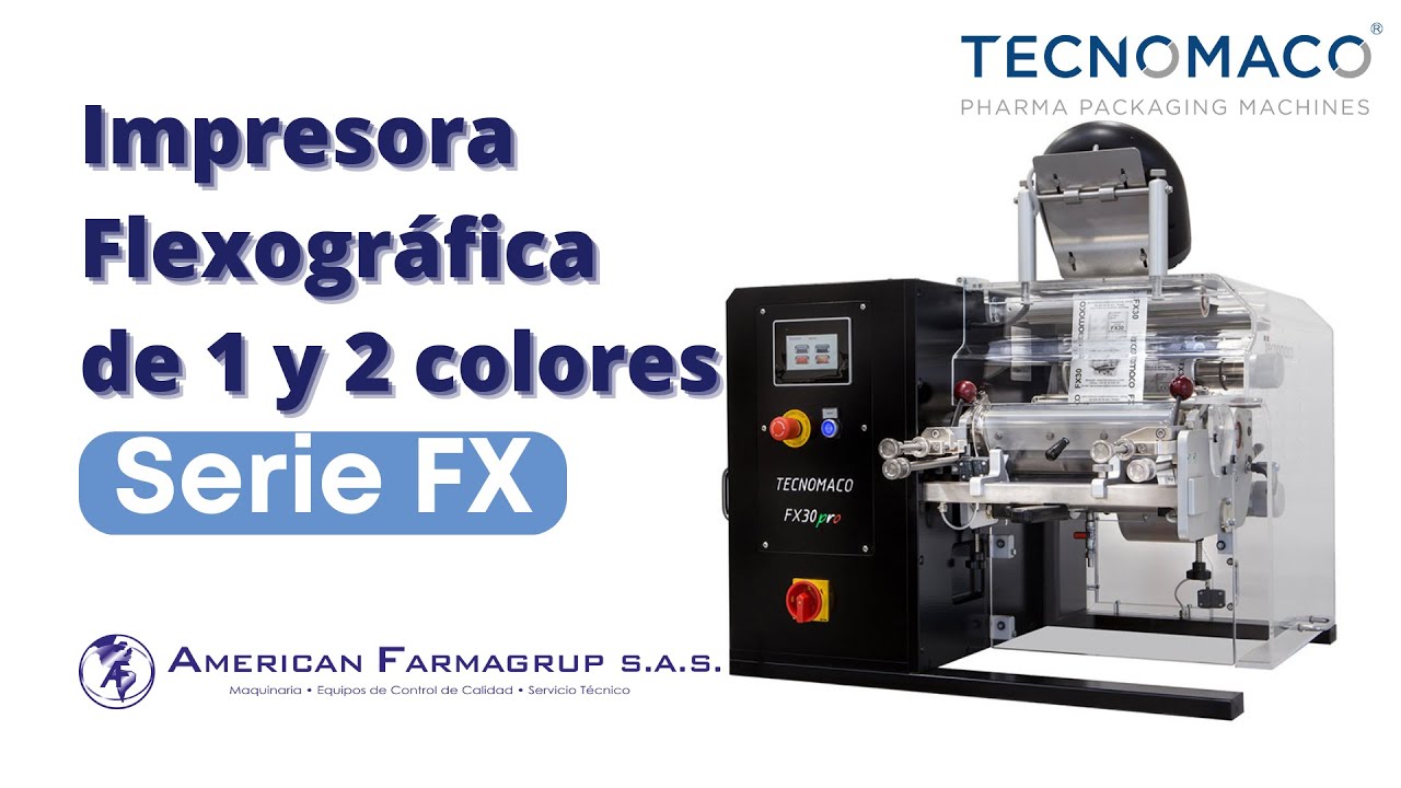 Impresora Flexográfica de Tecnomaco, una solución de American Farmagrup