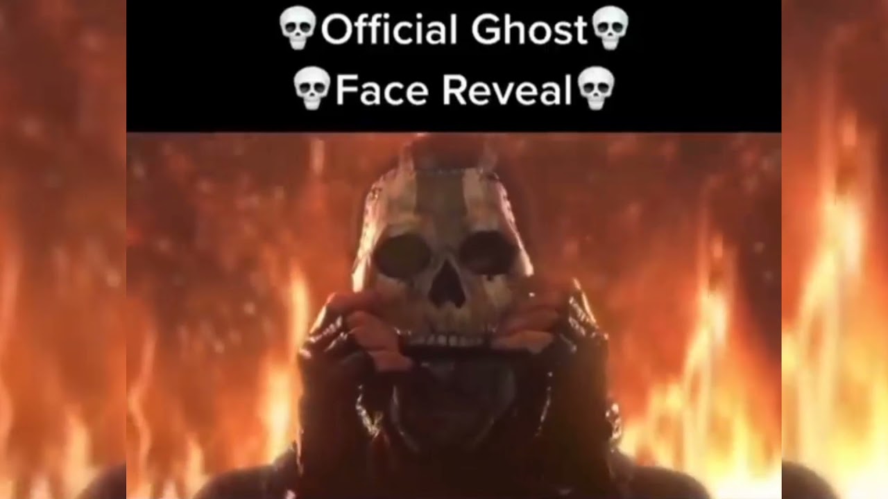 Call of duty Ghost face reveal | Rostro de Ghost revelado Call of Duty