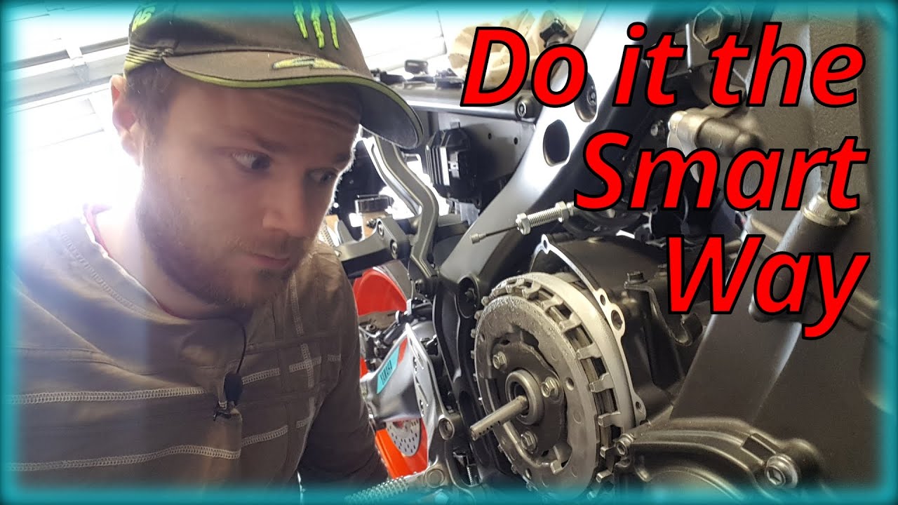 Replacing Yamaha MT09 Clutch
