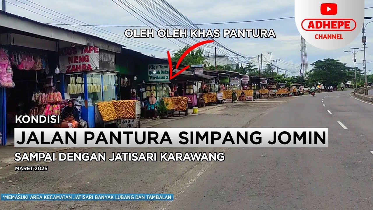 KONDISI JALUR MUDIK SIMPANG JOMIN SAMPAI JATISARI - KARAWANG 2025