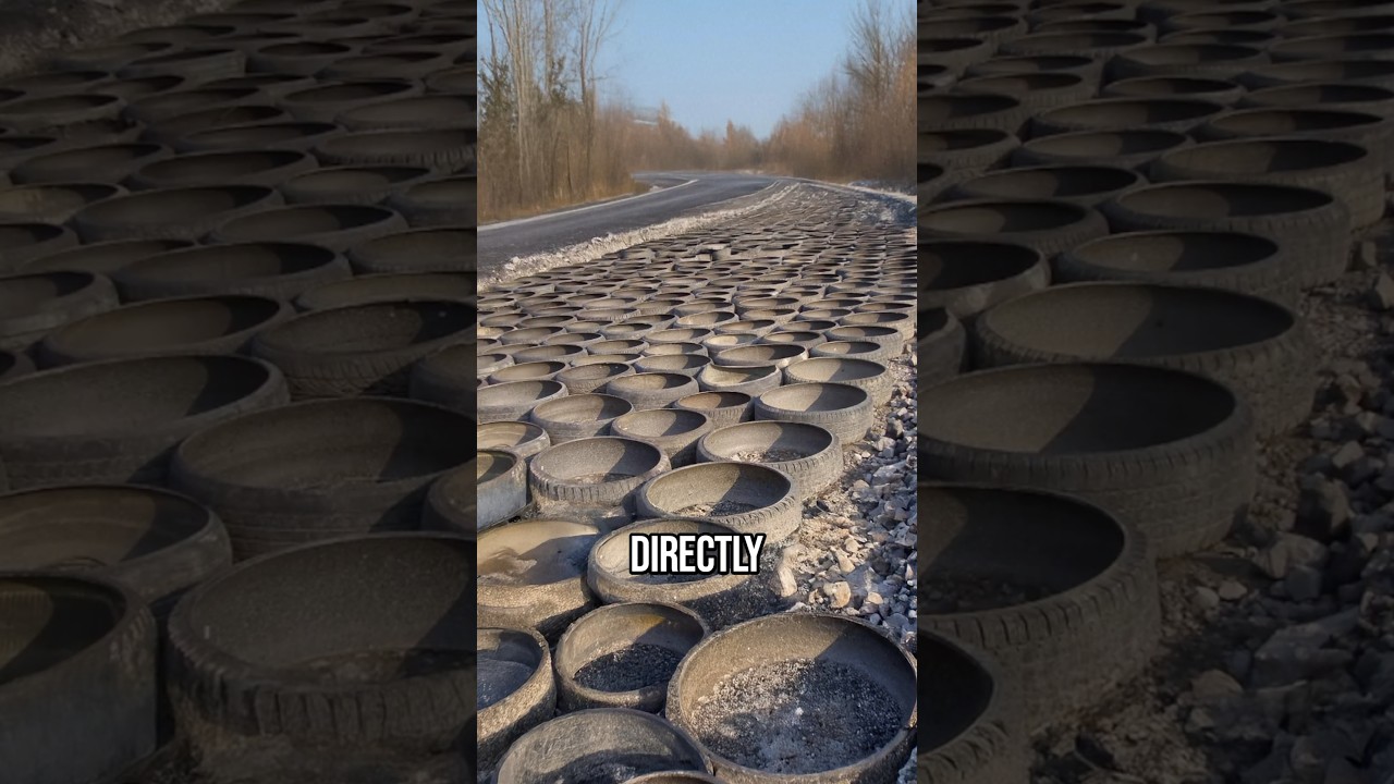 Tyres and Concrete: Building Stronger Roads Together #shorts #ytshorts