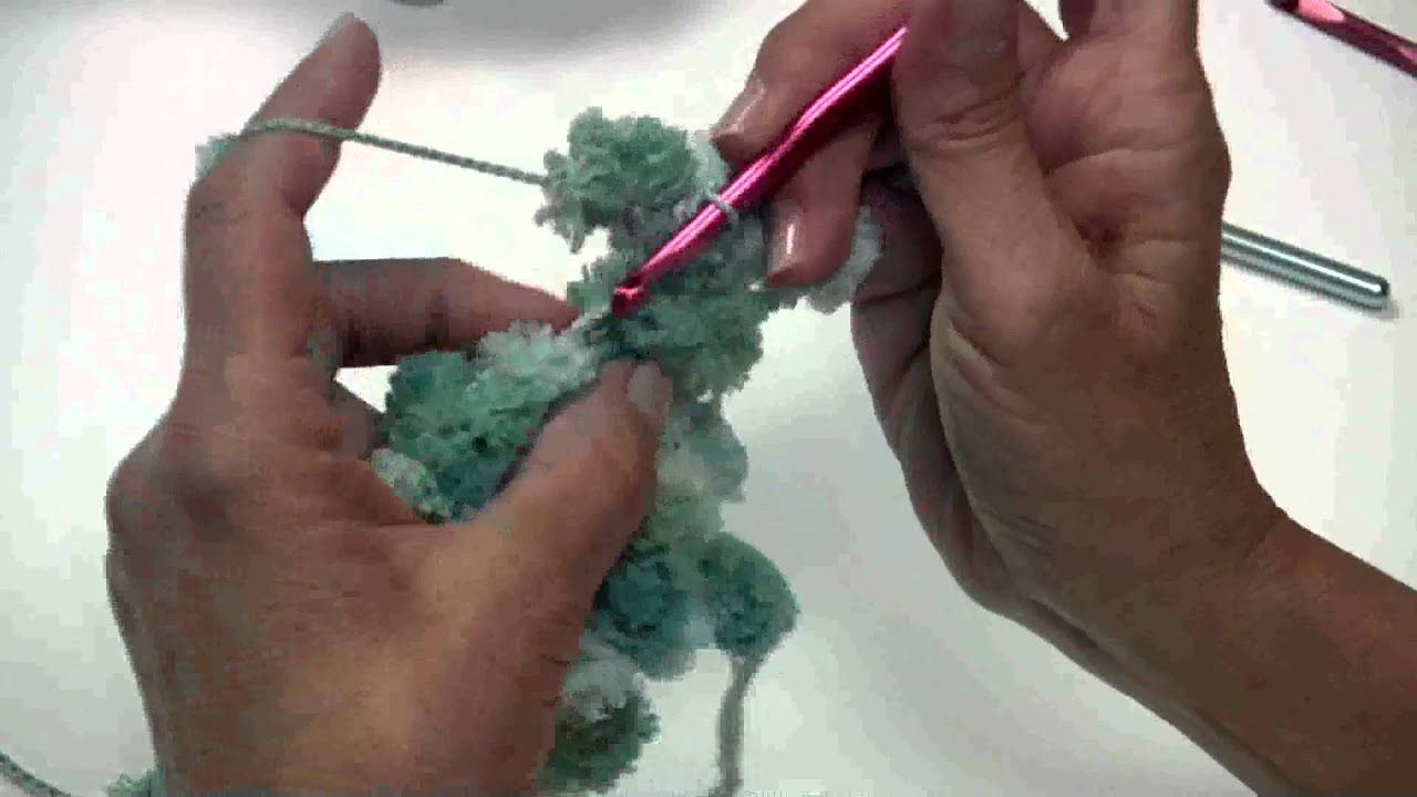 Crochet with Red Heart Yarns Pomp-a-Doodle by Kathleen Sams