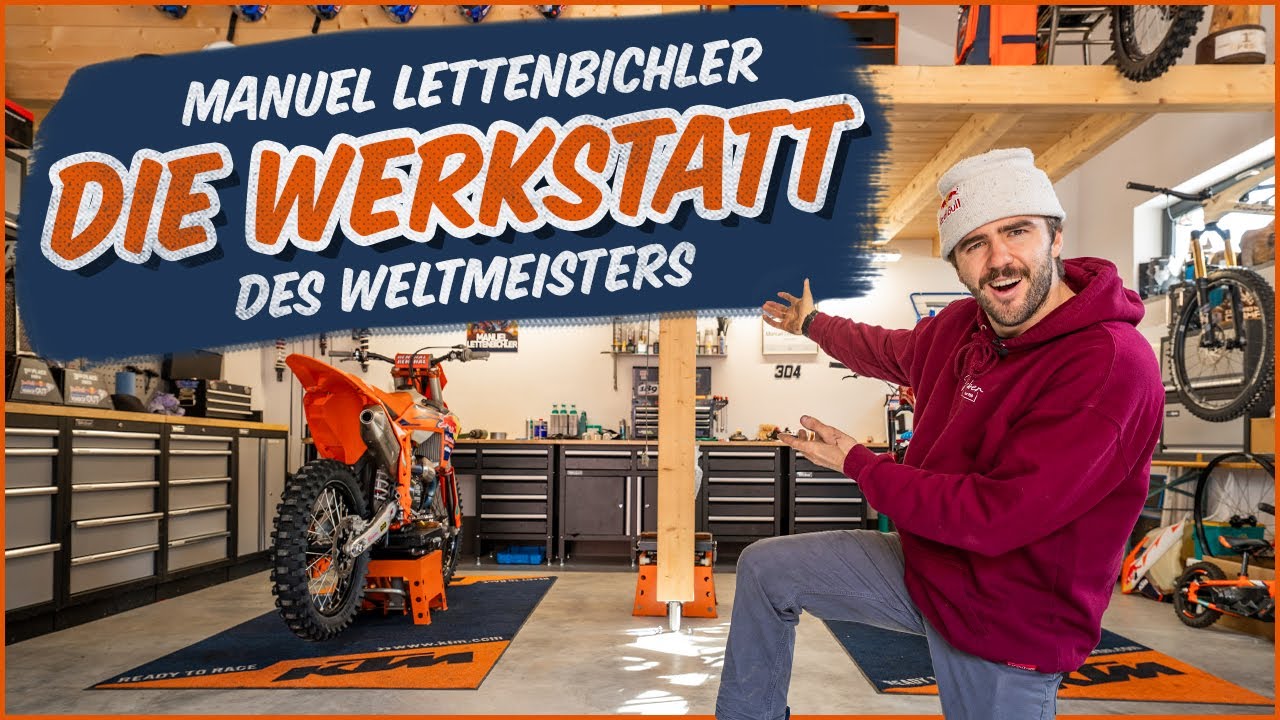 Die Weltmeister-Werkstatt: Mani Lettenbichler zeigt seine neue, traumhafte Garage
