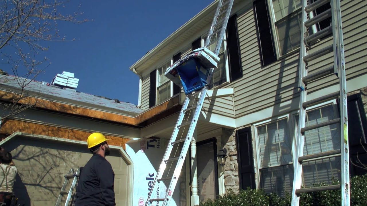 Safety Hoist Roofing Power Ladders & Hoists