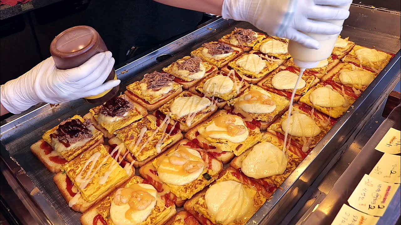 연매출 12억?!역대급 View맛집! 토스트로 건물 통째로 올려버린 송정 문토스트/amazing scale cheese omelette toast/Korean street food