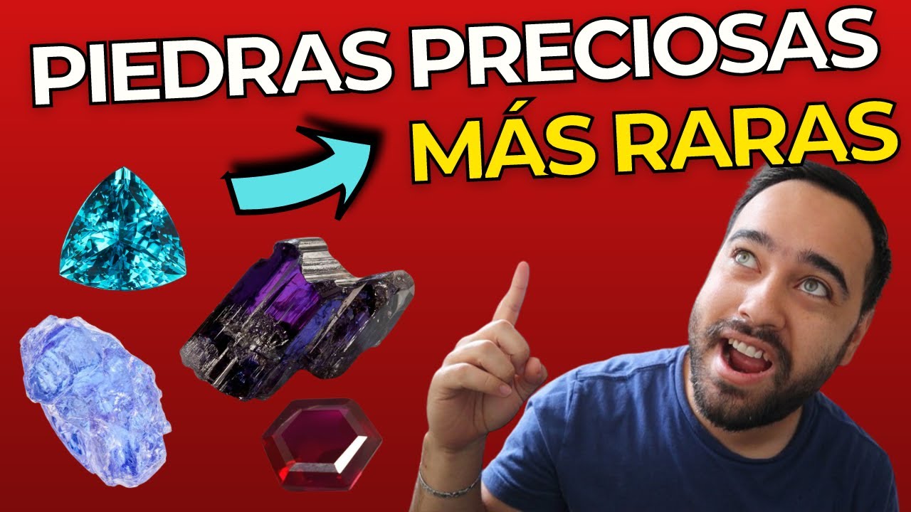 🔴10 PIEDRAS PRECIOSAS más RARAS que los DIAMANTES 💎 (piedras preciosas más raras del mundo)🔴