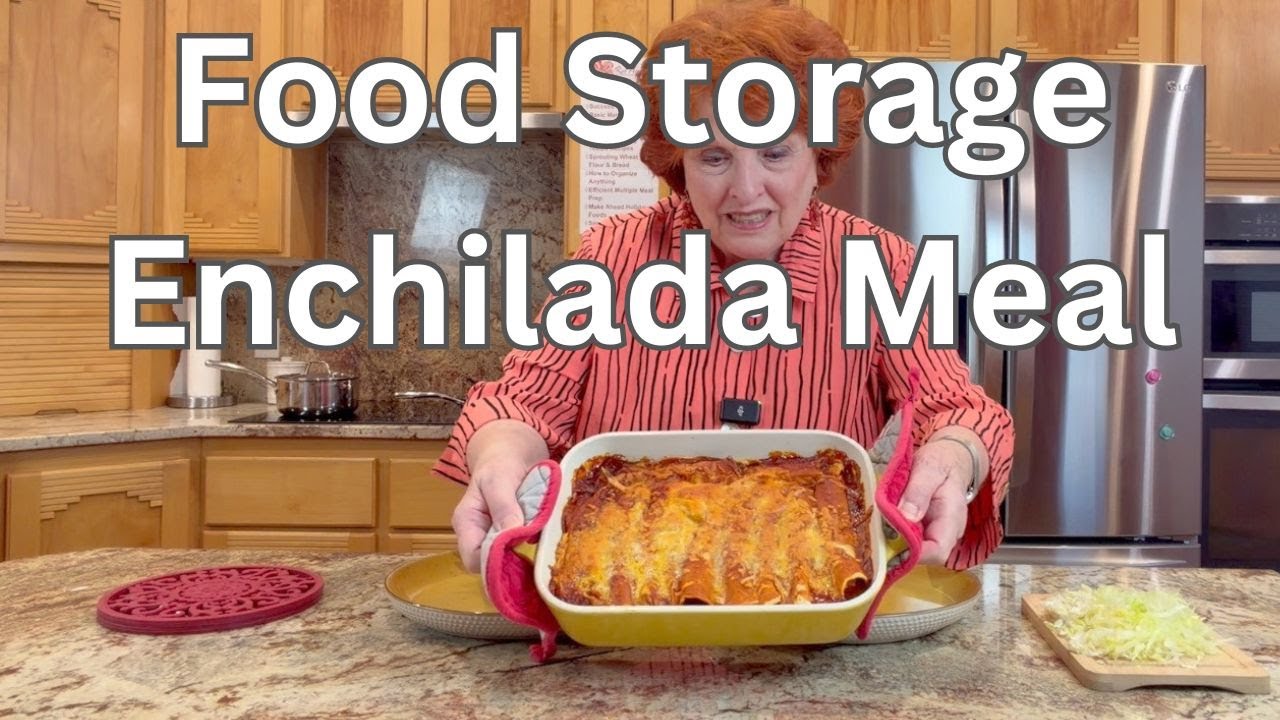 Food Storage Enchilada Meal