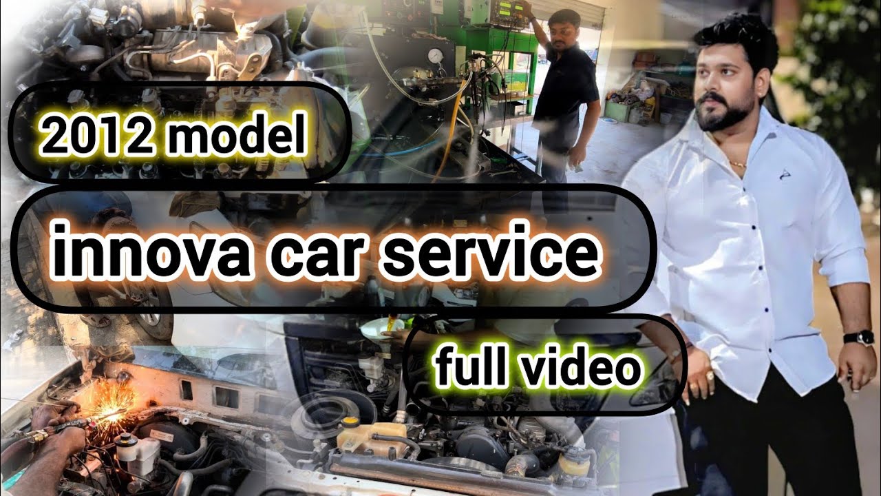 Toyota Innova 2012 model car service | Toyota Genuine spares parts  #innova #car #service 