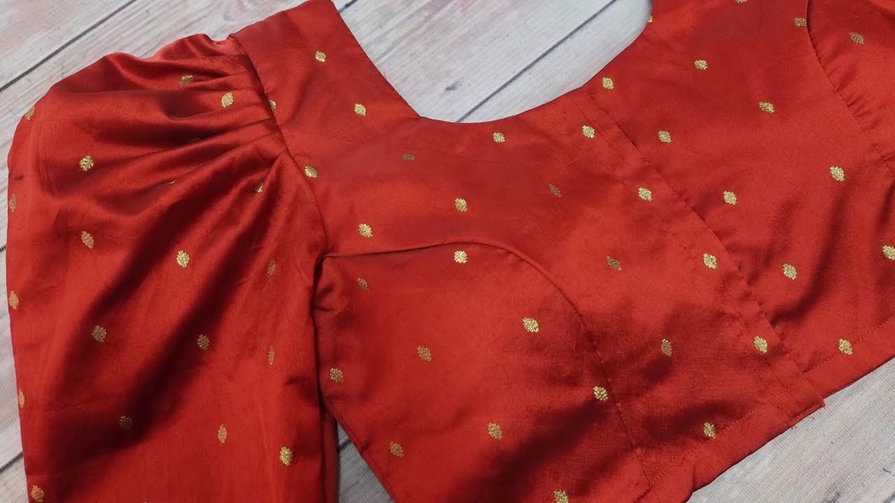 ( A-Z ) পিন্সেস কাট ব্লাউজ কাটিং ও সেলাই 38 Size Princes Cut Blouse Cutting & Stitching Easy Method