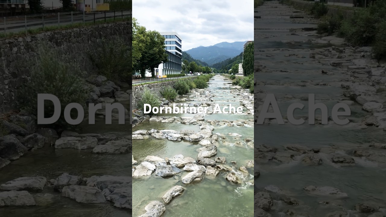 Dornbirner Ache, Dornbirn, Vorarlberg, &Ouml;sterreich 🇦🇹 Austria #austria #alpen #river #iphone #video