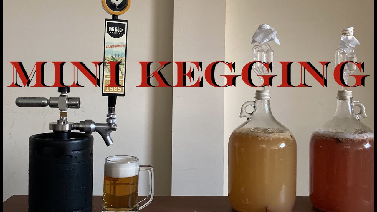 Filling a Mini Keg.