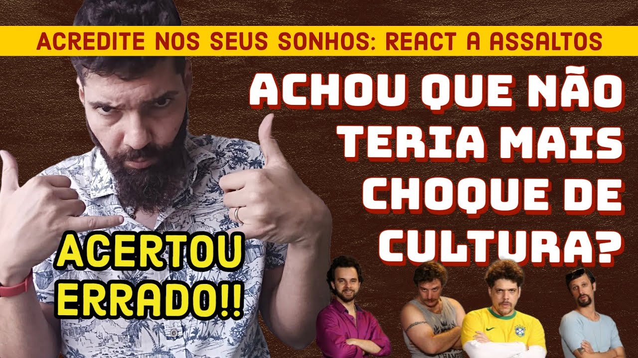 João Carvalho reage ao CHOQUE DE CULTURA: Brasil X Resto do Mundo!